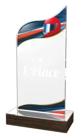 Akrylátová trofej WPLA525 | Motorsport Výška cm: 22,5