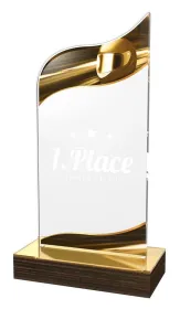 Akrylátová trofej WPLA526 | Motorsport Výška cm: 22,5