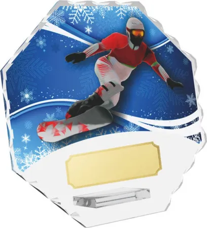 Skleněná trofej CRS4143M20 Výška cm: 10