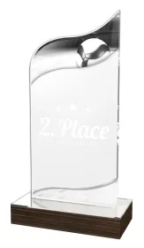 Akrylátová trofej WPLA531 | Volejbal Výška cm: 21
