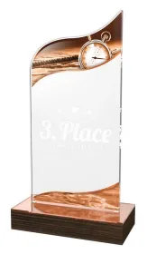 Akrylátová trofej WPLA536 | Plavání Výška cm: 22,5