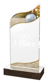Akrylátová trofej WPLA537 | Petanque Výška cm: 19,5