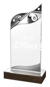Akrylátová trofej WPLA543 | Billiard Výška cm: 21