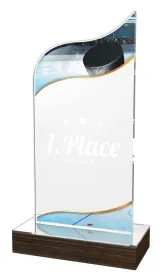 Akrylátová trofej WPLA545 | Hokej Výška cm: 21