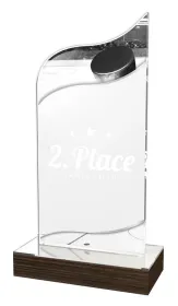 Akrylátová trofej WPLA547 | Hokej Výška cm: 19,5
