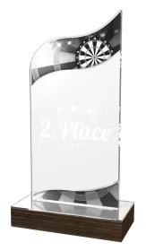 Akrylátová trofej WPLA551 | Šipky Výška cm: 19,5