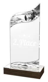 Akrylátová trofej WPLA559 | Rybaření Výška cm: 21