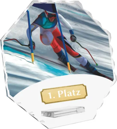 Skleněná trofej CRS4143M3 Výška cm: 10