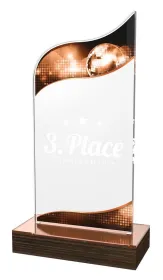 Akrylátová trofej WPLA572 | Hudba Výška cm: 19,5