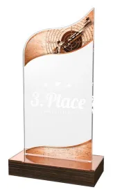 Akrylátová trofej WPLA600 | Střelba Výška cm: 22,5