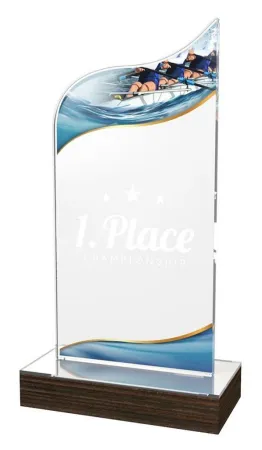 Akrylátová trofej WPLA613 | Kanoistika Výška cm: 22,5