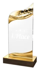 Akrylátová trofej WPLA614 | Kanoistika Výška cm: 22,5