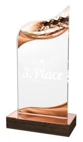 Akrylátová trofej WPLA616 | Kanoistika Výška cm: 22,5