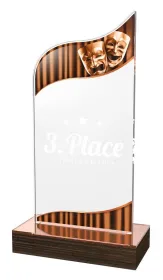 Akrylátová trofej WPLA628 | Divadlo Výška cm: 19,5