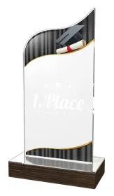 Akrylátová trofej WPLA629 | Studium Výška cm: 19,5