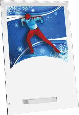 Skleněná trofej CRS4244M22 Výška cm: 15