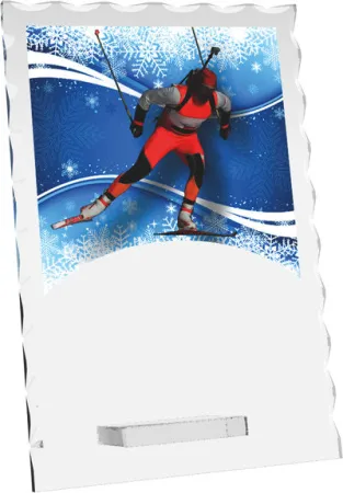 Skleněná trofej CRS4244M23 Výška cm: 15