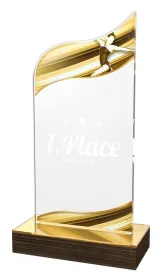 Akrylátová trofej WPLA642 | Gymnastika Výška cm: 21