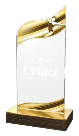 Akrylátová trofej WPLA642 | Gymnastika Výška cm: 21