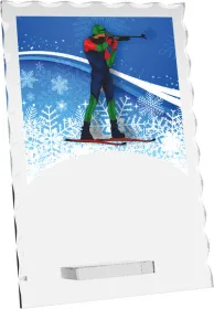 Skleněná trofej CRS4244M24 | Biatlon