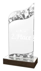 Akrylátová trofej WPLA651 | Vánoce Výška cm: 21