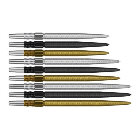 Target - darts Kovové hroty - Swiss Points Nano Grip - Gold - 35 mm