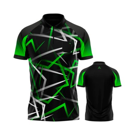Arraz Košile Flare - Black & Green - 4XL
