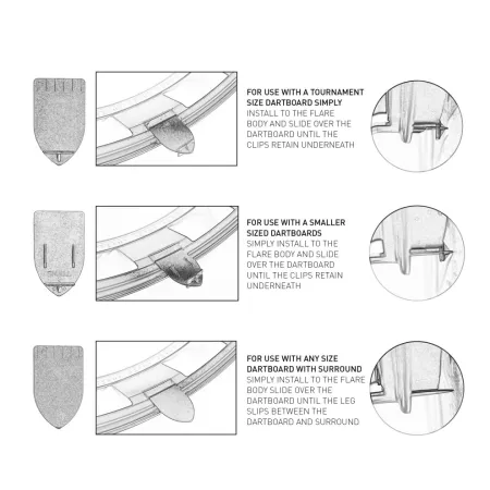 Unicorn Solar Flare Ultimate Surround - osvětlení sisalového terče