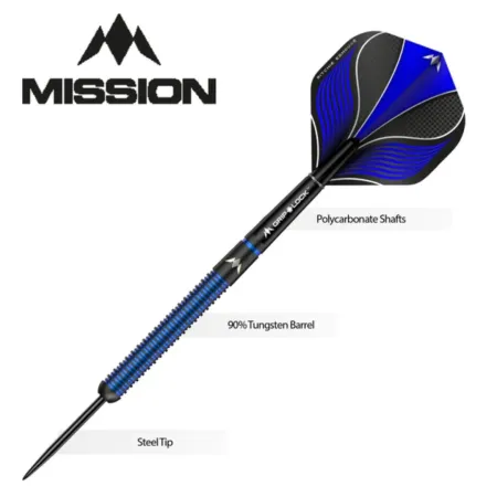 Mission Šipky Steel Ritchie Edhouse - Madhouse - Black Titanium - 23g