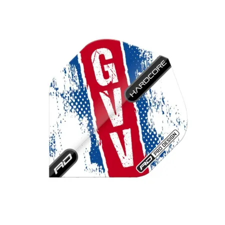 Red Dragon Letky Gian van Veen Hardcore - Red & White & Blue RF6875