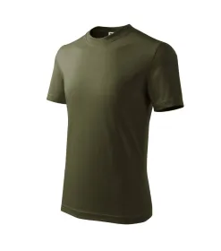 Tričko dětské Basic 138 - 134 cm/8 let - military