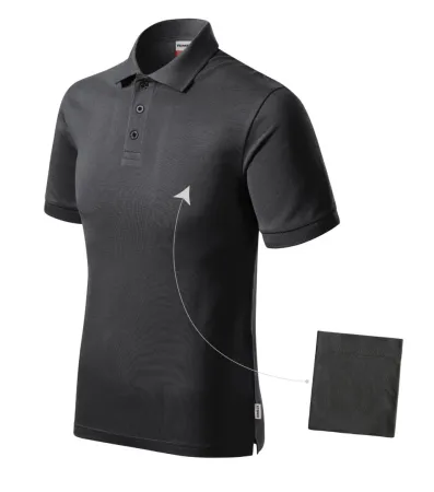 Polokošile pánská Resist Heavy Polo R20 - L - ebony gray