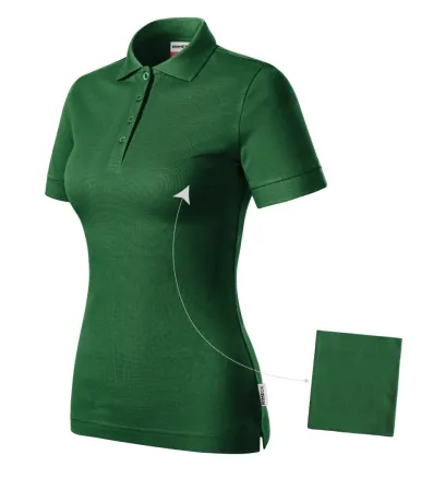 Polokošile dámská Resist Heavy Polo R21 - M - lahvově zelená