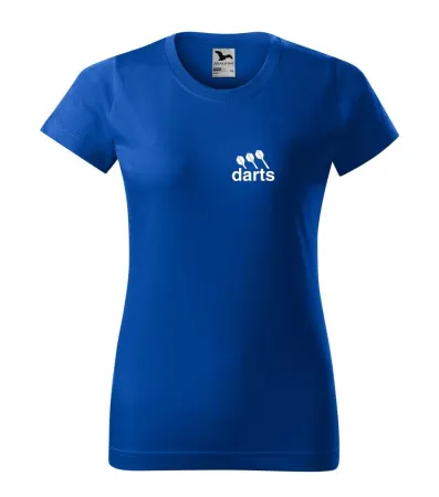 Tričko dámské s potiskem DARTS - blue M