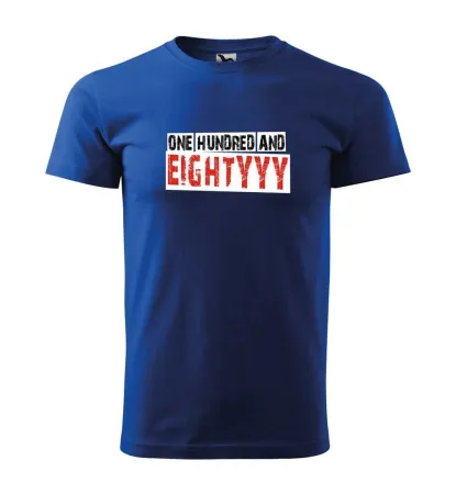 Tričko pánské s potiskem HUNDRED - blue 3XL