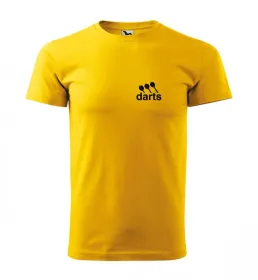Malfini Triko s potiskem - Darts - yellow - XXL