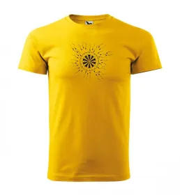 Malfini Triko s potiskem - Motiv 9 - yellow - 4XL