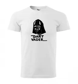 Malfini Triko s potiskem - Dart Vader - white - L