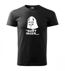 Malfini Triko s potiskem - Dart Vader - black - XL