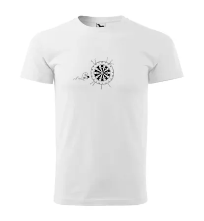 Tričko pánské s potiskem FERTILIZATION - white M