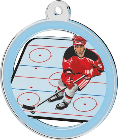 Akrylátová medaile MDA0020M47 | Hokej Stuha: ST6, MD průměr: 7