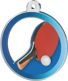 Akrylátová medaile MDA0020M50 | Stolní tenis Stuha: ST19, MD průměr: 7