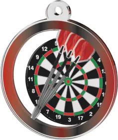 Akrylátová medaile MDA0020M52 | Šipky Stuha: ST10, MD průměr: 6