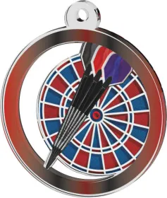 Akrylátová medaile MDA0020M53 | Šipky Stuha: ST14, MD průměr: 7