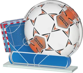 Akrylátová trofej ACTS0200M8 | Futsal Výška cm: 10.5, Šířka cm: 12.5
