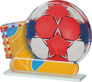 Akrylátová trofej ACTS0200M11 | Házená Výška cm: 14.5, Šířka cm: 17.5