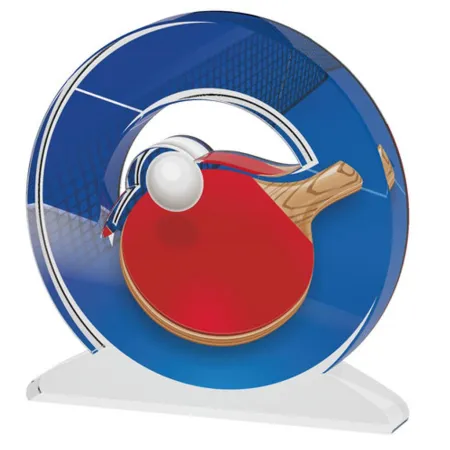 Akrylátová trofej ACTW0200M18 | Stolní tenis Výška cm: 12
