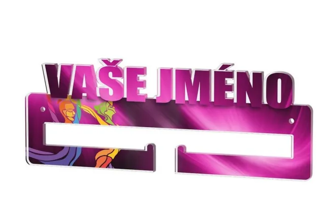 Akrylátový držák na medaile MDAHOLDM07 | Gymnastika