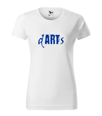 Tričko dámské s potiskem ART - white M