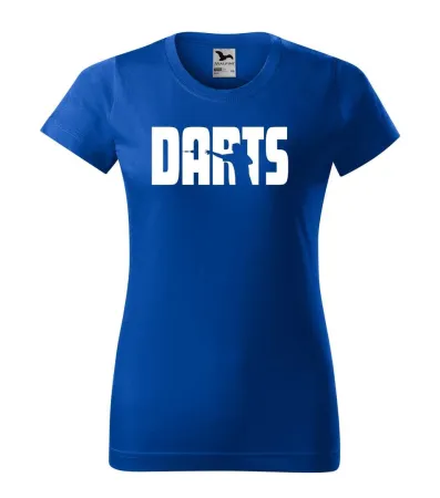 Tričko dámské s potiskem SILUETA - blue S